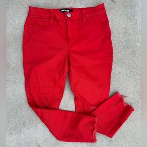 Express Women’s Mid Rise Denim Ankle Leggings (Size 10S)